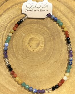Chakra kralen ketting