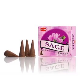 HEM wierookkegels Sage - Salie HEM wierookkegels Sage - Salie