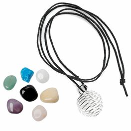 Healing Stones : maak je eigen ketting met 7 edelstenen Healing Stones : maak je eigen ketting met 7 edelstenen