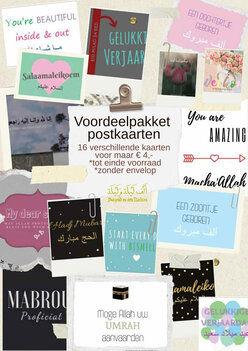 Voordeelpakket 16 wenskaarten